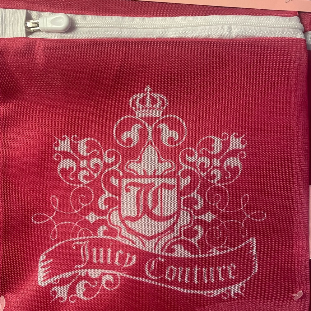 Juicy Couture Set of 3 -Mesh Wash Bags - Picture 2 of 3